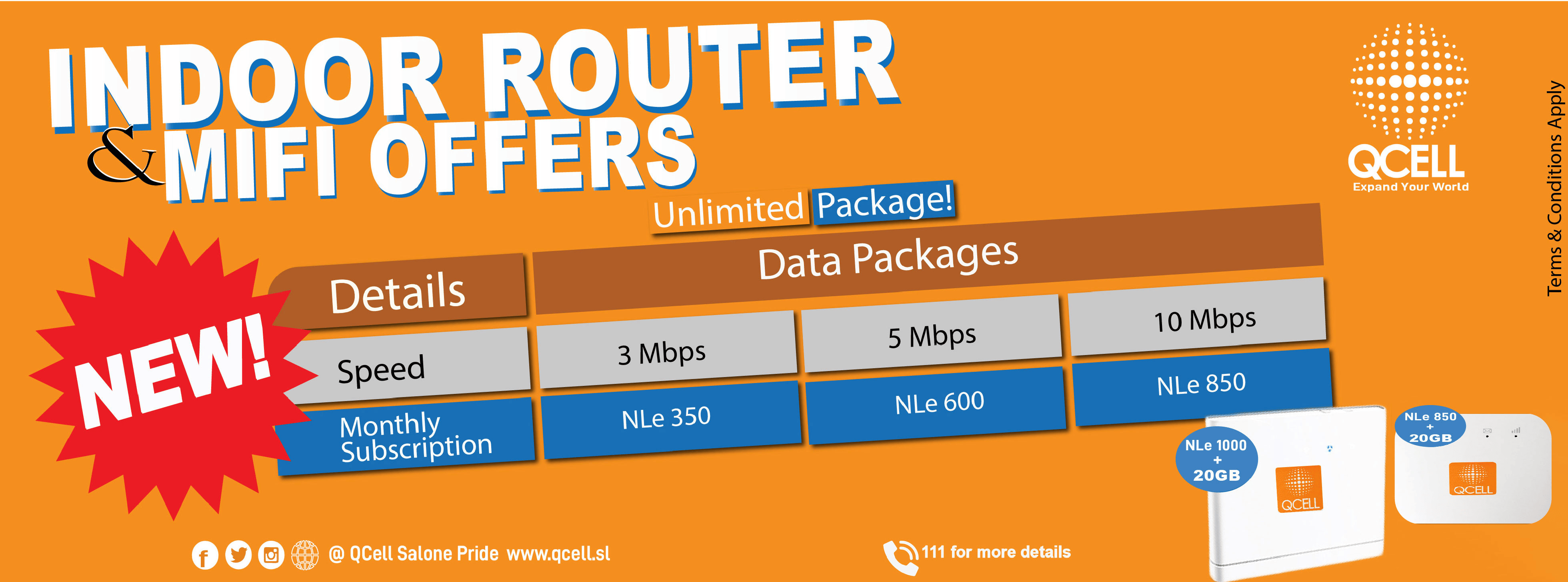 QCell internet produce devices
